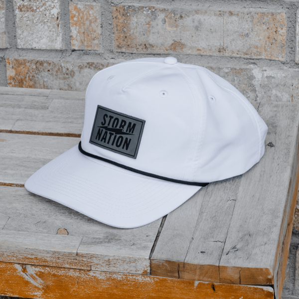 Storm Nation Tempest Rope Hat (White/Black)