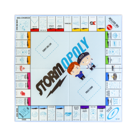 Storm Bowling Monopoly-Style Board Game BOARD