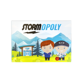 Storm Bowling Monopoly-Style Board Game BOX