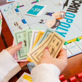 Storm Bowling Monopoly-Style Board Game MONEY