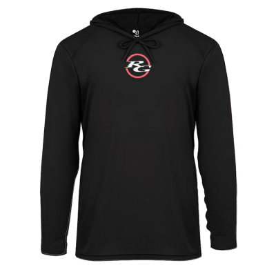RG RETRO LONG SLEEVE HOODED TEE (BLACK)