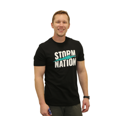 STORM NATION TEE BLACK