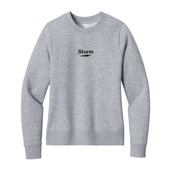 Women&rsquo;s Fleece Crew (Cloudline Gray)