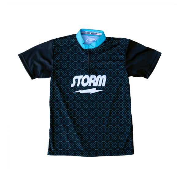 Storm Jersey (Black-Teal)