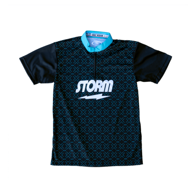 Storm Jersey (Black-Teal)