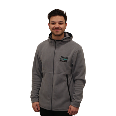 STORM NATION FLEECE HOODIE GRAPHITE