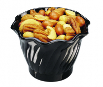 SRB5CW Swirl bowl 5oz black