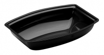 RSB912CW Ribbed bowl black
