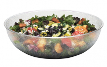 PSB15 Bowl pebbled 15" clear