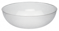 PSB23 Bowl pebbled 23" clear