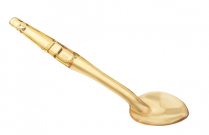 SPO13 Solid spoon amber 13"