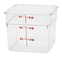 6SFSCW Container square 6qt