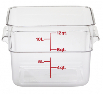 12SFSCW Container square 12qt