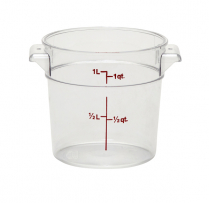RFSCW1 Container round 1qt clr