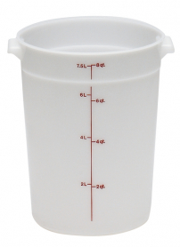 RFS8 Container round 8qt white