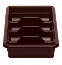 1120CBR Cutlery box 4 compartment dk brn