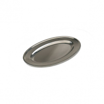 574181 Oval platter 12" s/s