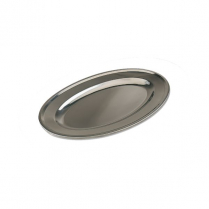 574184 Oval platter 18" s/s