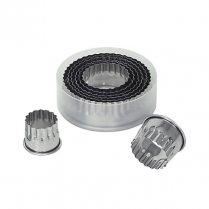 80880001 Pastry cutters fluted (8pc)