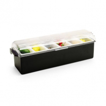 4743 Condiment holder 6pt brn