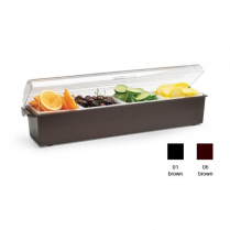 4745 Condiment holder 4qt brn