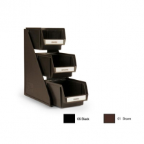 4842 3 tier rack black complete