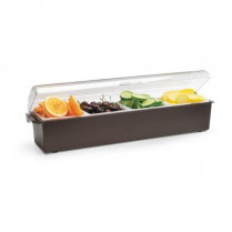 4745-06 Condiment holder 4qt blk