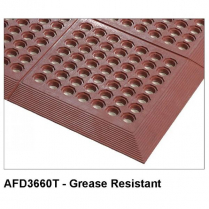 AFD3660T Mat red 3x5'x.5" thick wide edge