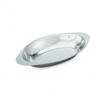 47428 Oval au gratin 8oz s/s
