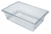 18268CLRCW135 Colander clear 8" deep