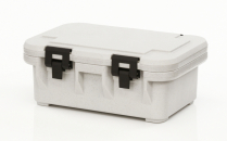UPCS160 Insulated food pan carrier speckled gray