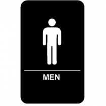5635 Sign braille men 6x9"
