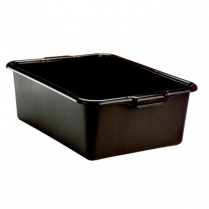 1527B-06 Bus box BLACK 7" deep NSF