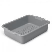 52617 Perforated drain box 20"x15"x5" gray