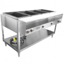 38104 Servewell 4 well table c/w casters 120V