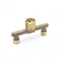 002898-40 4" Spreader assy, 1/2" NPT male inlets
