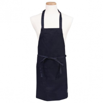 601BAC Professional bib apron w/pocket navy blue