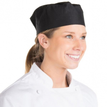 H008-R PB flat top hat black