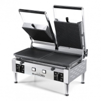 PDR3000 Sirman panini grill ribbed top/bottom 208-240V 6-20P