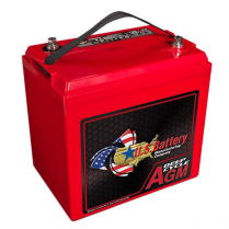 US-AGM2224   Batterie AGM  &agrave; d&eacute;charge profonde GR GC2 6V 224Ah Terminal T11