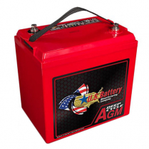 US-AGM6V260   Batterie AGM &agrave; d&eacute;charge profonde GR GC2 6V 260Ah terminal T11