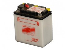 6N6-3B   Motorsports Battery (Flooded) 6V 6Ah