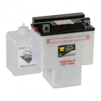 HCB16A-A   Batterie de sports motoris&eacute;s (humide) 12V 16Ah 210CCA (bouteille d'acide incluse)