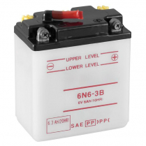 6N6-3B    Batterie de sports motoris&eacute;s (humide) 6V 6Ah