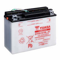 SY50-N18L-AT  Batterie de sports motoris&eacute;s (humide) 12V 20Ah 260CCA avec sonde