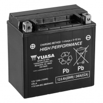YTX14H-BS   Batterie de sports motoris&eacute;s AGM 12V 12Ah 240CCA (bouteille d'acide incluse)