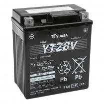 YTZ8V&nbsp; Batterie de sports motoris&eacute;s AGM 12V 7.4Ah (Pr&eacute;-activ&eacute;e)