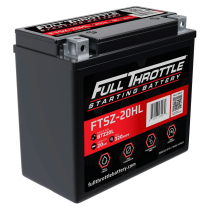 FTSZ-20HL  Motorsports Battery AGM 12V 20Ah 320CCA Fullriver (Factory Activated)