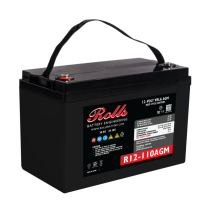 R12-110AGM  Rolls Deep Cycle AGM Battery GR 31 12V 110Ah