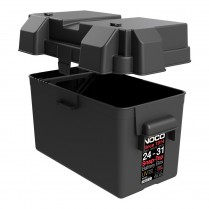 HM318BK   Bo&icirc;tier pour batterie groupe 24, 27, 29 ou 31